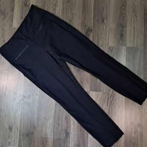 Athleta Stellar Crop Pants Women's Black Leggings Size Medium